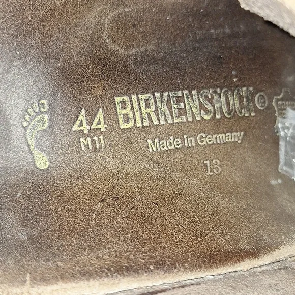 Birkenstock Men's Dark Brown Leather Londons - Picture 6 of 6